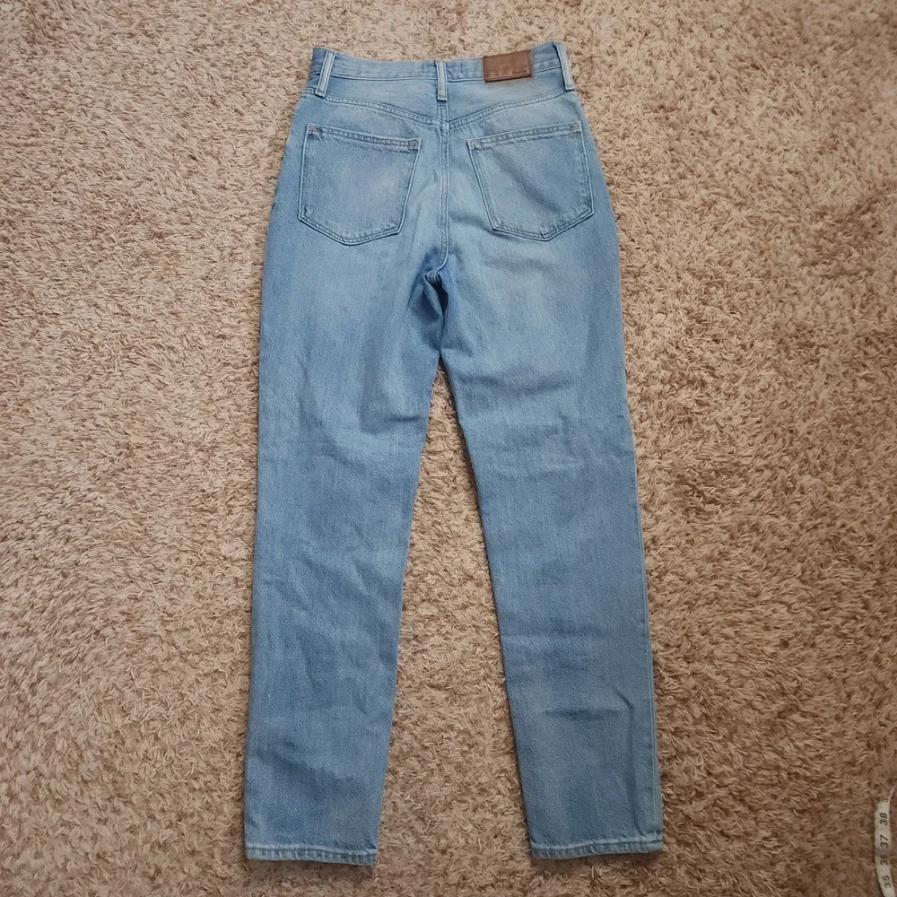 Madewell Womens T26‎ TheMomJean Denim Blue Jeans